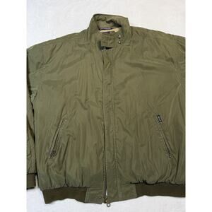 Façonnable VTG Albert Goldberg Bomber Jacket SZ XXL Forest Green Grandpacore